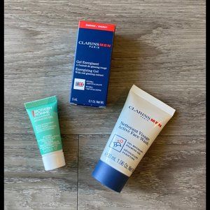 Men luxury skincare mini bundle (Clarins and Biotherm)